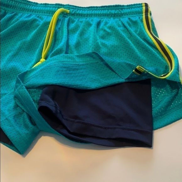 Great condition, teal & navy shorts liner Medium - Picture 3 of 10